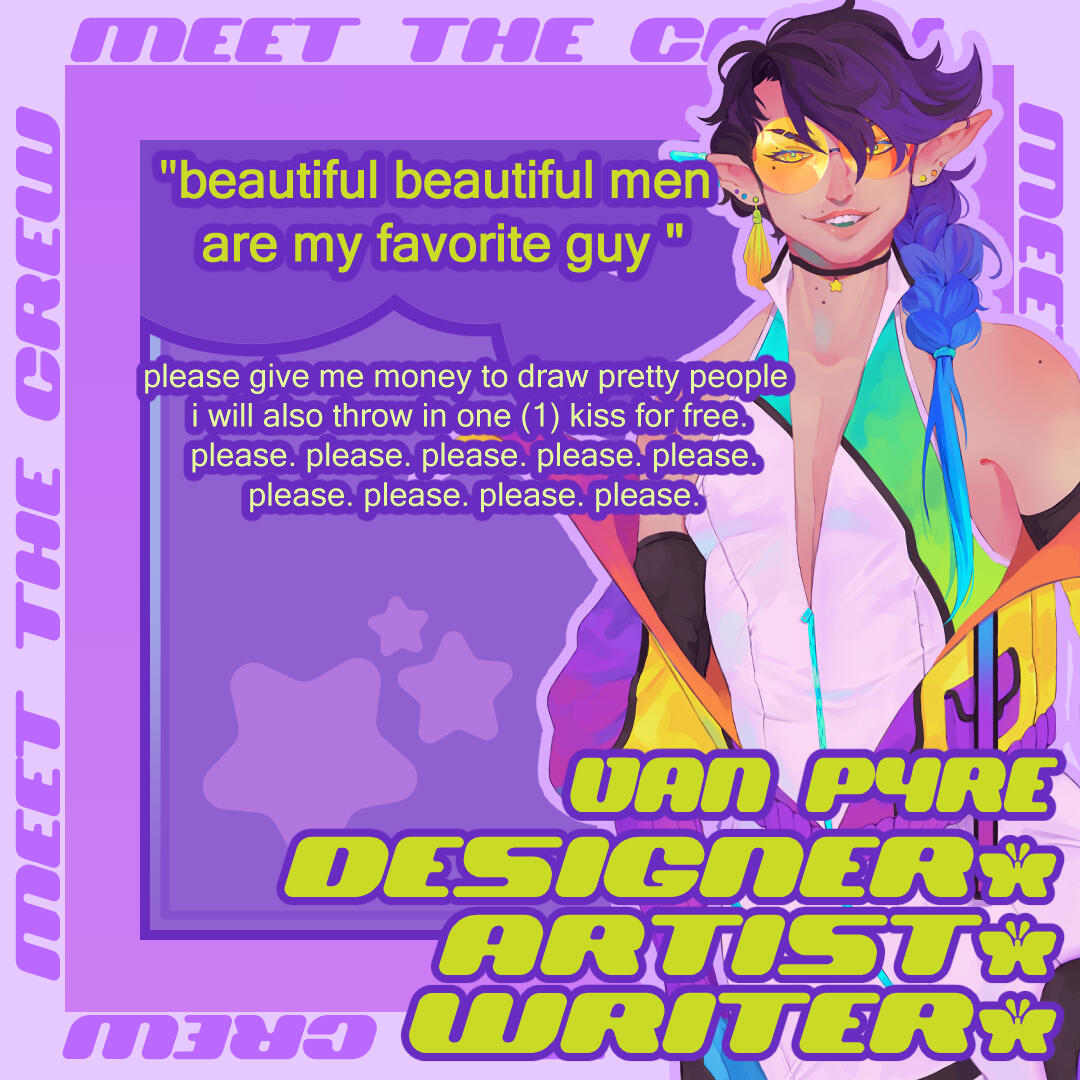 VAN ★ DESIGNER | ARTIST | WRITER ★ BlueSky Twitter Twitch